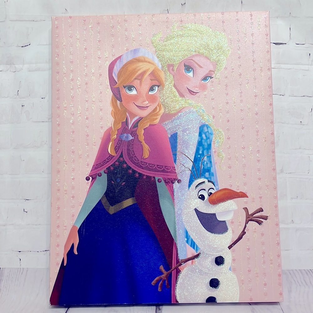 Disney Frozen Canvas Print By Artissimo